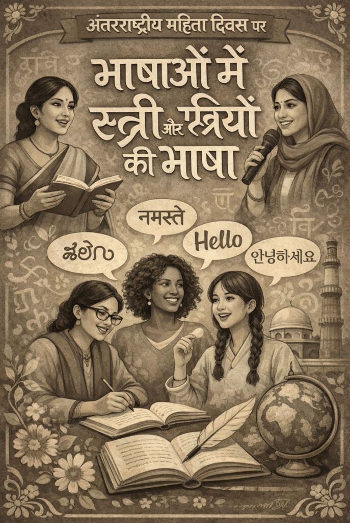 स्त्रियों की भाषा या भाषाओं में स्त्रियाँ